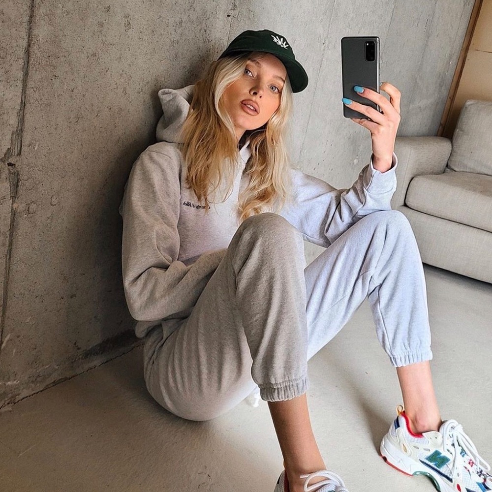 Sporty&Rich Grey Sweatsuit Sz Med